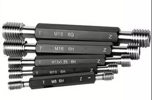 Jauge d'adéquation filetée M8 1.25-6H NPT de haute précision, outil de mesure, jauge annulaire Go/No-Go, marque <span class=keywords><strong>XT</strong></span>, emballage en carton, MOQ 1 pièce - Product Image 2