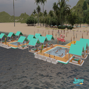 Isla Flotante Inflable Personalizada de Gran Tamaño para Parque Acuático, Equipo de Juegos Acuáticos - Product Image 4