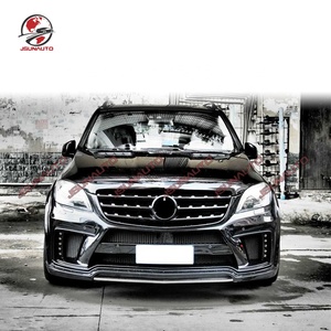 Para <span class=keywords><strong>Mercedes</strong></span> <span class=keywords><strong>ML</strong></span> Kit de conversión WD estilo fibra de vidrio parachoques delantero parachoques trasero arco de rueda para W166 ML250 <span class=keywords><strong>350</strong></span> Kit de cuerpo ancho - Product Image 2