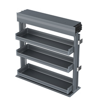 Système de levage de cuisine moderne 2026 – Panier de rangement escamotable intégré pour armoire – Accessoires de cuisine