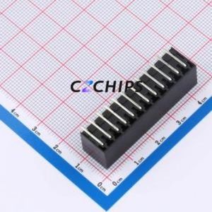 MX15EDGRHC-3.5-2*12P-BK01-Cu-A Plug-in Terminal Block Bent Lead Through Hole,P=3.5mm Board-to-Board / Socket Closed 2x12P 3.5mm - Product Image 2