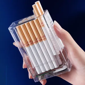 새로운 디자인 사용자 정의 담배 케이스 라이터 usb 충전식 담배 상자 라이터 흡연