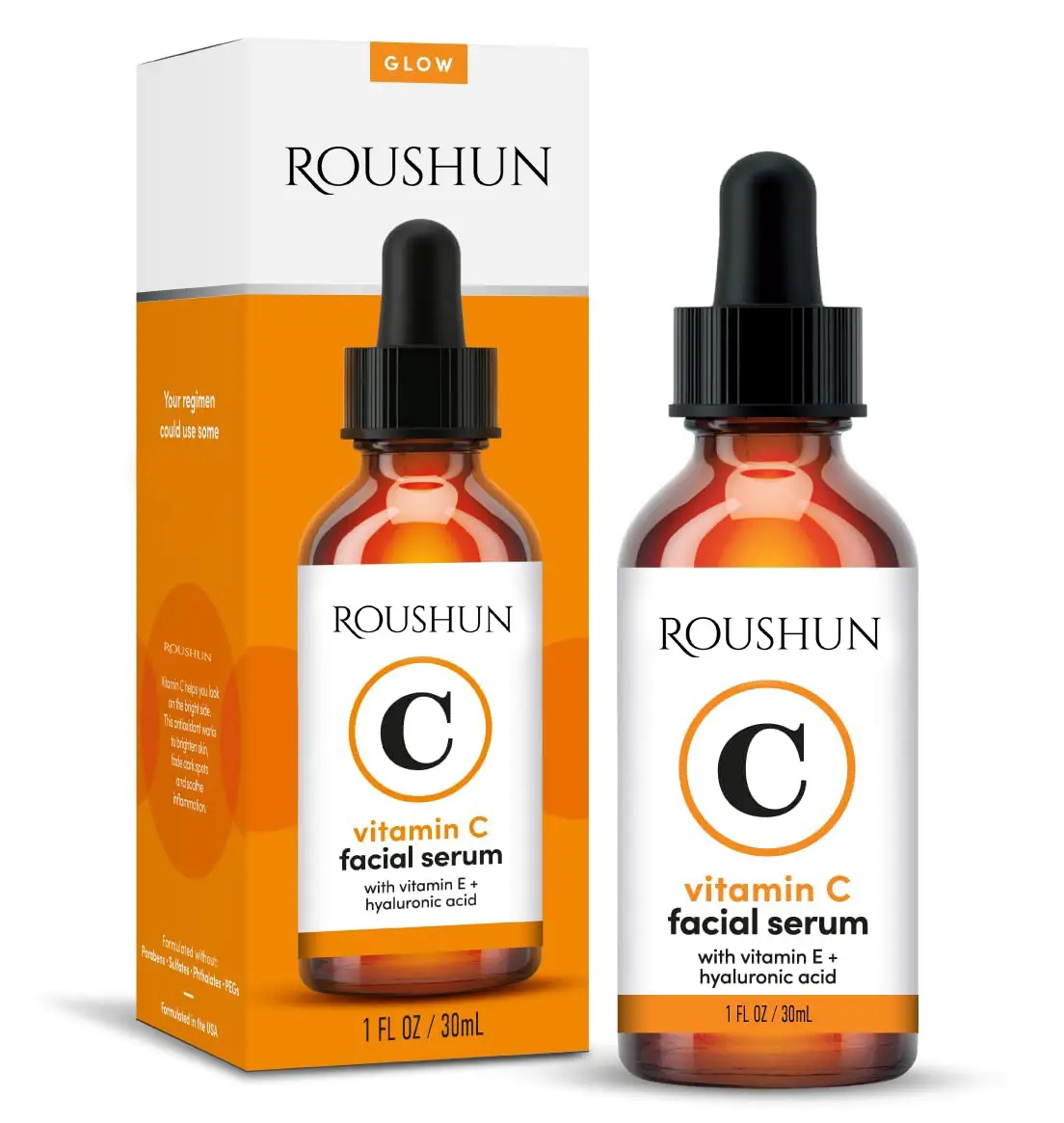 Customize Vitamin C Serum for Face, Anti Aging Serum with Vitamin E, Hydrating & Brightening Serum for Dark Spots