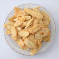 Atractivo y Saludable Snack Salado, Rebanadas de Bardana Fritas al Vacío, Chips de Verduras Secas Tempura, Verduras Envasadas al Vacío Personalizadas