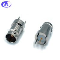 Connecteur BNC Femelle Haute Performance 75 Ohms à Quatre Broches Dorées, Gamme de Fréquences DC-3GHz, Durabilité 500 Cycles – Vente Directe Usine