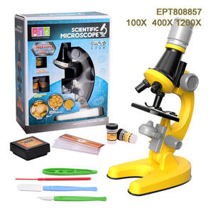 Juego de Microscopio EPT, Microscopio Óptico Portátil de Mano con Enfoque Ajustable, Juguete Científico para Niños, Aprendizaje STEM - Product Image 1
