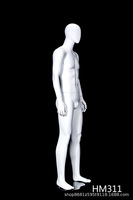Mannequin Homme Corps Entier avec Tête (Matériau FRP) pour Costumes ; Présentoir pour Vêtements Décontractés Tendance en Vitrines