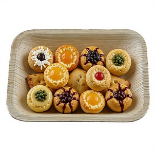 Bandeja Rectangular Desechable de Hoja de Palma de 6 x 5 Pulgadas, Plato para Servir Biodegradable Natural, Estilo Casual para Bodas, Marca OEM - Product Image 5