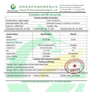 कॉस्मेटिक सामग्री पाउडर नीले तांबा पेप्टाइड GHK-घन पेप्टाइड - Product Image 4