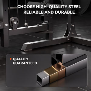 Pinjian entraîneur avancé pliant Fitness maison Squat <span class=keywords><strong>banc</strong></span> presse multi-fonction pliant Smith Machine portique intégré - Product Image 4