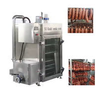 Four à fumage commercial multifonctionnel à granulés de bois pour viande, saucisses, jambon, poisson, machine à fumer automatique pour poisson-chat