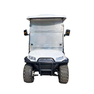 Carrito de Golf Eléctrico Blanco de 2 Plazas con Toldo, Certificado CE, Alcance de 90 km, Vehículo Todoterreno para Turismo - Product Image 2
