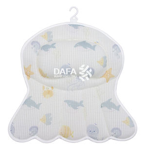 OEKO-TEX प्रमाणित ऑक्टोपस आकार बाथटब गर्दन बैक समर्थन हेडरेस्ट होम गर्म स्नान स्पा गैर पर्ची स्नान तकिया सक्शन कप - Product Image 2