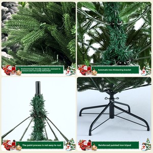 Décoration de Noël, Arbre de Noël 2025, Nouveau Grand <span class=keywords><strong>Sapin</strong></span> pour Salon, Version Familiale, Ambiance Lumineuse, Arbre Réel en PE - Product Image 3