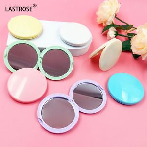 Luxury Private Logo Round Travel Portable Cosmetic Pocket <b>Makeup</b> Mirror Metal Pocket Mirror <b>Compact</b> Pocket Mirrors - Product Image 4