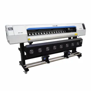 Audley Printer Digital Kepala 4720 I3200 Format Besar Sublimasi Eco Solvent Plotter 1900Mm Printer Inkjet 4 Warna/Cmyk