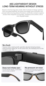 Gafas Inteligentes con IA, Traductor Multilingüe, Asistente de Conversación Manos Libres, Dispositivo Portátil para Viajes y Negocios JM91 - Product Image 6