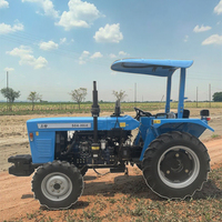 Perlengkapan mesin pertanian 4x4 50HP traktor dengan pemotong rumput traktor untuk dijual dari pabrik asli dengan CE
