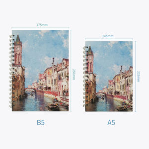 สมุดบันทึกแบบมีเส้น ปกแข็ง เข้าเล่มแบบสันห่วง  แบบฟรีเทมเพลต  รายสัปดาห์ รายเดือน ขนาด A5  พิมพ์ลายตามสั่ง  สมุดวางแผน  ปกแบบกำหนดเอง - Product Image 2