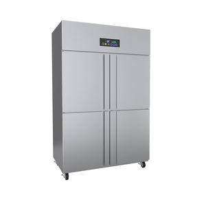 Congélateur commercial à grande capacité <span class=keywords><strong>930L</strong></span> en acier inoxydable, à température unique, 4 portes, en promotion - Product Image 1