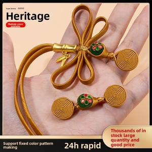 Новый китайский стиль ручной работы заводная Стрекоза благовония длинный хвост одноструйная ткань Пряжка Tang костюм Hanfu Национальный Стиль Пряжка - Product Image 3