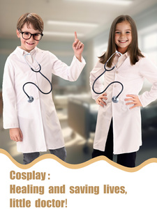 Enfants Doc Costume jeu de <span class=keywords><strong>rôle</strong></span> uniforme ensemble dentiste adulte médecin robe chirurgicale Costume - Product Image 4