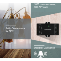 Contrôleur de porte simple Wiegand 26~44, 56, 58 bits, entrée Wi-Fi, contrôleur d'accès intelligent compatible avec l'application Tuya, système de verrouillage de porte