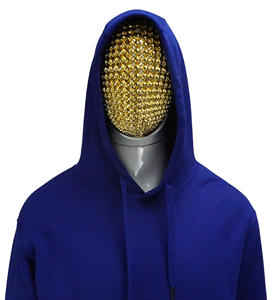 Sweat-shirt décontracté pour homme AG350H, doublure en polaire berbère, uni, chaud, manches longues, design mince et épais avec impression numérique - Product Image 3