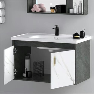 Mueble <span class=keywords><strong>de</strong></span> Baño Blanco <span class=keywords><strong>de</strong></span> Diseño Moderno, <span class=keywords><strong>de</strong></span> Alta Calidad, con Encimera Impermeable, Espejo y Lavabo Resistentes al <span class=keywords><strong>Agua</strong></span>, <span class=keywords><strong>Precio</strong></span> Competitivo - Product Image 3