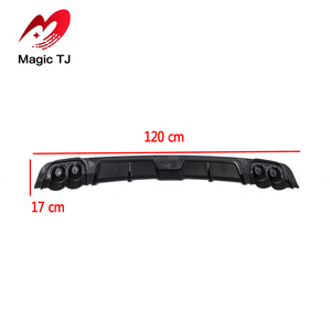 Bán Buôn Phổ Rear Bumper Lip Khuếch Tán Bảo Vệ ABS Nhựa Bên Ngoài Bộ Phận Cơ Thể Cho Tất Cả Các Xe Ô Tô Xe Bumper - Product Image 5