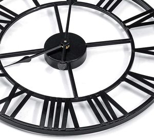 Modern Oversized <strong>Wall</strong> <strong>Clock</strong> Indoor Outdoor Garden Metal Accurate Silent Nordic Roman Numeral Iron <strong>Wall</strong> <strong>Clock</strong> - Product Image 6