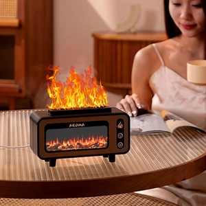 <span class=keywords><strong>Precio</strong></span> al por mayor llama chimenea aroma difusor aceite esencial <span class=keywords><strong>humidificador</strong></span> <span class=keywords><strong>de</strong></span> <span class=keywords><strong>aire</strong></span> 200ML Vintage chimenea fuego aceite difusor para el hogar - Product Image 3