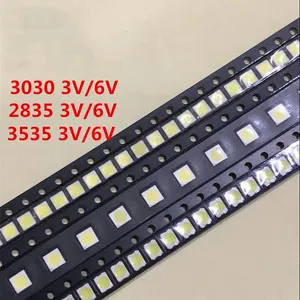 50-100 pièces pour LG led tv rétro-éclairage 2835 3030 3535 3V 6V 1W 3W kit électronique led pour lcd tv réparation Cool blanc froid