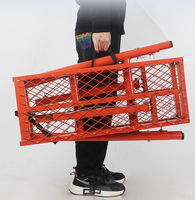 Plateforme de travail portable robuste et moderne, échelle pliable pour échafaudage, escalier pour terrains accidentés, peinture industrielle