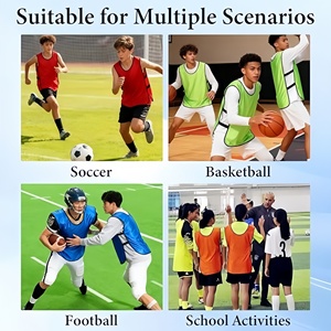 Chalecos de Entrenamiento Personalizados con Logotipo de Alta Calidad, con Bandas de Resistencia, Ideales para Entrenamiento Deportivo, Fútbol Juvenil, Adolescente y Adulto - Product Image 6