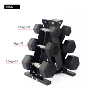 Ensemble d'haltères hexagonales avec support de rangement, idéal pour le remodelage corporel et la musculation – Offre Spéciale