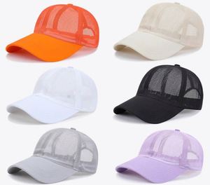 Gorras Trucker de 6 Paneles de Poliéster con Malla Completa, Gorras de Béisbol, Sombreros de Verano Transpirables para Exteriores, Gorras Snapback para Camping - Product Image 6