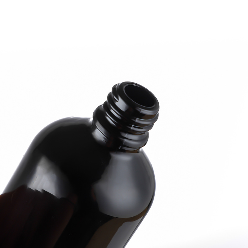 Glass skin care Essential oil bottle black dropper essence bottle Light proof