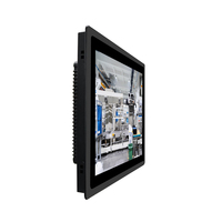 YC 215EM PC Industrial Todo en Uno de 21.5 Pulgadas con Pantalla Táctil, Intel Celeron J1900, Windows, Panel Táctil Capacitivo, Panel Frontal IP65