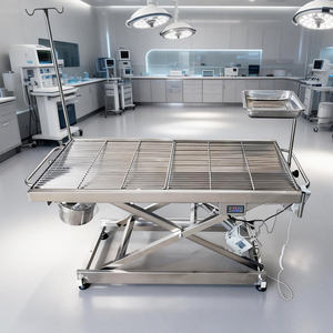Mesa de Cirugía Veterinaria Eléctrica de Acero Inoxidable 304 de Alta Resistencia, Mesa de Examen de Animales Ajustable y Duradera para Clínica Veterinaria - Product Image 2