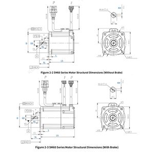 AGV 서보 모터 3000rpm <span class=keywords><strong>48V</strong></span> 1000W DC 서보 모터 17비트 자기 전기 엔코더 AGV 구동 휠 시스템 키트 (AGV 로봇용) - Product Image 5
