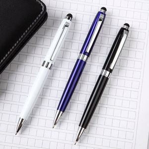 Nouveau stylo à bille de luxe pour bureau, en métal noir, avec logo personnalisé - Product Image 2