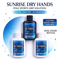 Meilleure Vente – Gel Anti-Transpiration Pratique à Marque Blanche pour Mains Sèches 59ml Certifié CE – Séchage Rapide, Adhérence Antidérapante, Sans Résidu Collant pour la Danse sur Barre