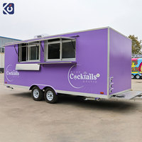 Remorque de camion-restaurant CAMPTRL USA Standard entièrement équipée, cuisine mobile, barbecue, remorque de restauration rapide, CE DOT, Foodtruck, voiture alimentaire mobile