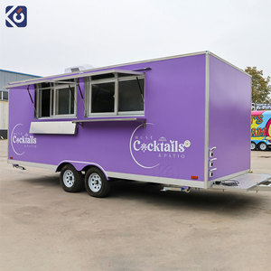 Rimorchio per Food Truck Completamente Attrezzato CAMPTRL USA Standard, Cucina Mobile per BBQ e Fast Food, Certificato CE DOT - Product Image 2