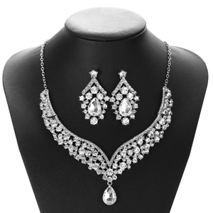 2025 nouvelle usine en gros de haute qualité Fine ensemble de bijoux marocains pour mariage collier de mariée ensemble fantaisie collier ensembles - Product Image 1