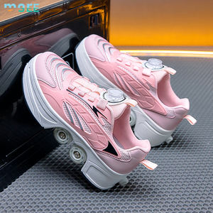 Patines 2 en 1 SeeMore Personalizables para Hombre y <span class=keywords><strong>Mujer</strong></span>, Zapatillas Deportivas con Ruedas Extraíbles, Deformables, para Deportes al Aire Libre - Product Image 4