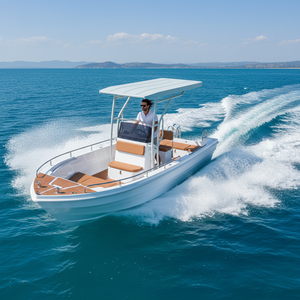 Yate Deportivo de Lujo de Alta Velocidad de Fibra de Vidrio de 22 Pies (6.8 m) con Certificación CE, 680 Sea Marine, Bote de Pesca para 14 Personas, Alto Rendimiento - Product Image 5