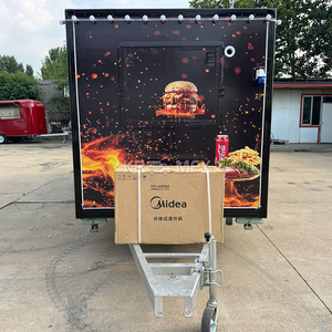 Remorque mobile rapide 2025 à vendre, camion de nourriture, chariot à glaces, chariot à pizza - Product Image 4