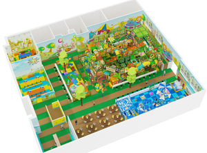 Tùy chỉnh jungel chủ đề trẻ mới biết đi trẻ em sân chơi công viên giải trí trong nhà trò chơi chăm sóc ban ngày thiết bị sân chơi trong nhà để bán - Product Image 6